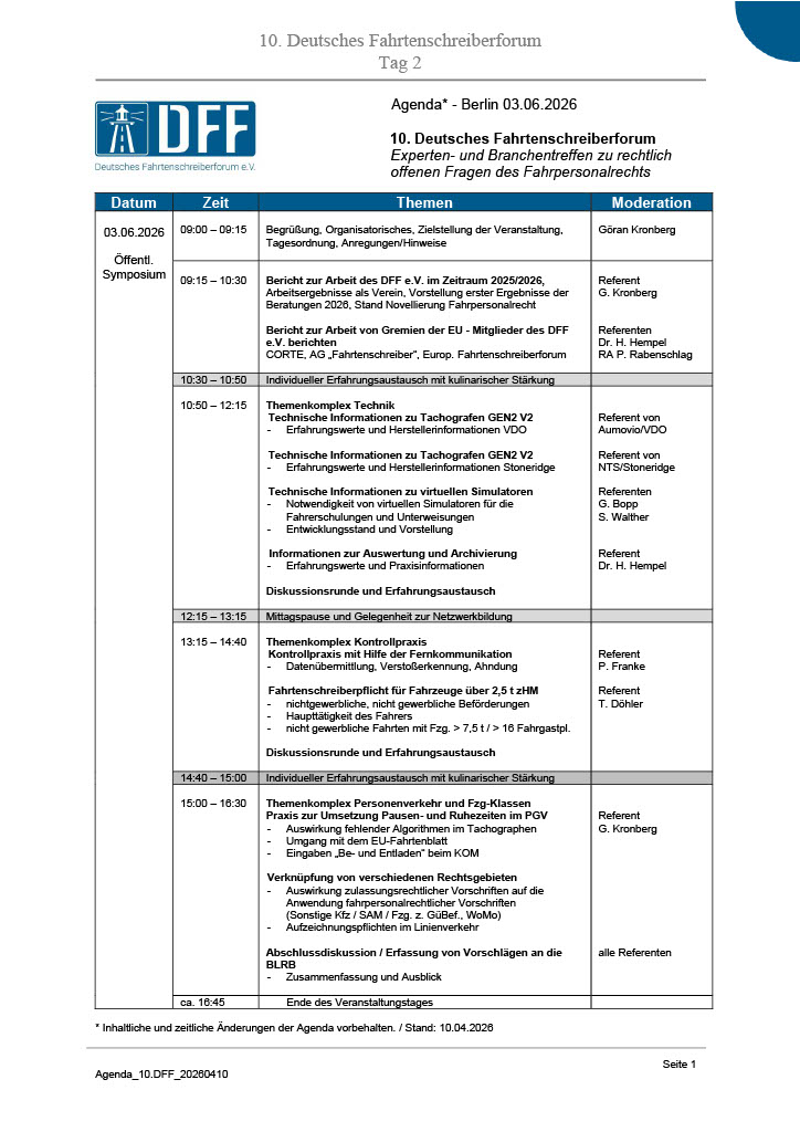 Agenda öffentliches Symposium am 03.06.26